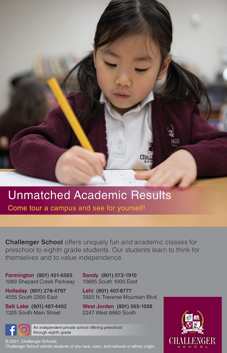 Challender School ad