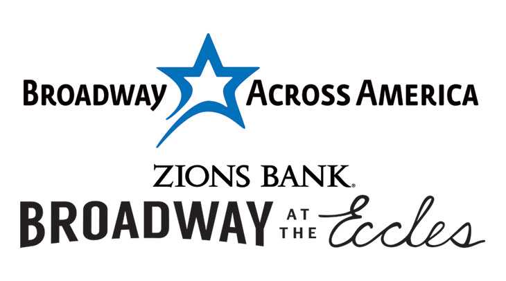 Logos for Broadway Across America and Broadway at the Eccles