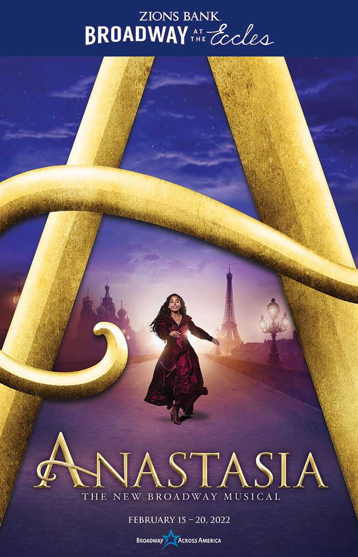 Broadway at the Eccles Anastasia cover image